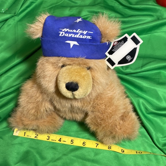 Harley Davidson weighted Teddy Bear 🧸 🔥Perfect Gift! NWT! ADORABLE! 🎁🎄 - Picture 7 of 7